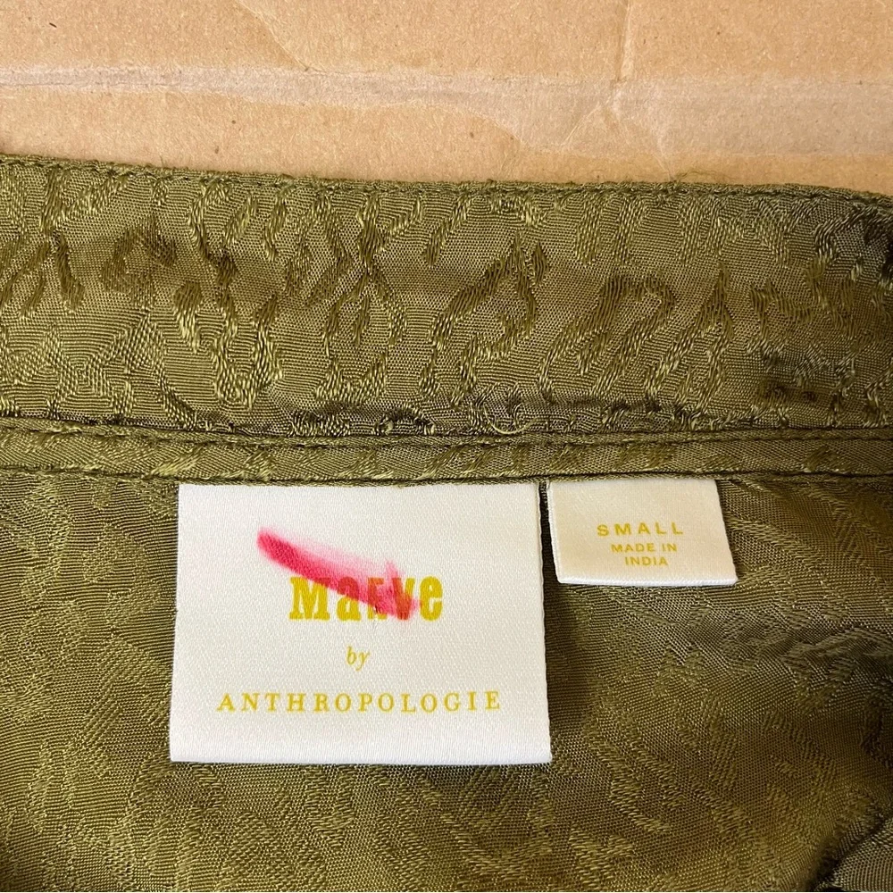 Anthropologie Maeve Silky Bomber Jacket - Picture 7 of 8